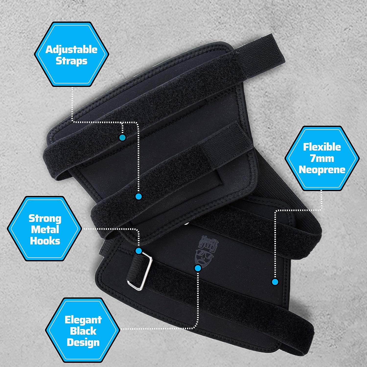THEFITGUY Kettlebell Wrist Guards, Minimizing Forearm and Wrist Bruises - Extra Thick Padding for Kettlebell Impact Cushioning, Easy Fit Adjustable Straps (Pair) : Sports & Outdoors