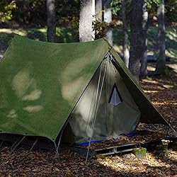 Premium Canvas Tarp 1 Pack, 6 x 8 ft, 14oz. Heavy