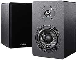 Micca PB42X Powered Bookshelf Speakers, 30-Watt RMS