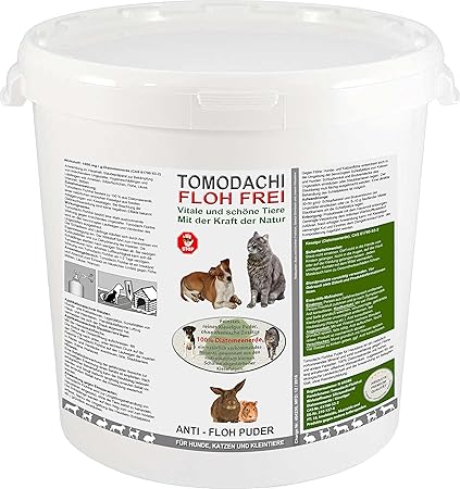 AntiFloh Puder, Kieselgur, Flohmittel für Katzen, Kieselerde gegen Katzenflöhe, Biozid, hochwirksam gegen Flöhe, ohne chemisc