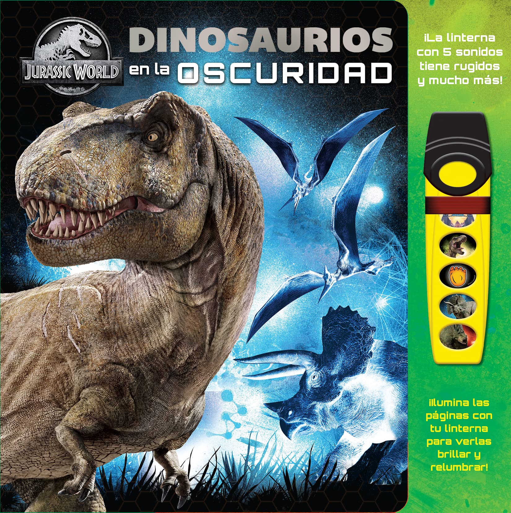 DINOSAURIOS EN LA OSCURIDAD. JURASSIC WORLD GLOW FAB โ image 1
