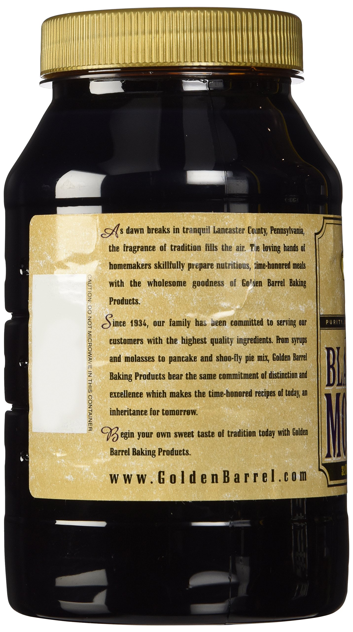 Golden Barrel Blackstrap Molasses, Unsulphured, 32 oz Buy Online in