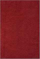 THE RUGS Red Shaggy Living Room Rug 180x270 cm 30 mm Thick view 6