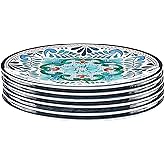 Certified International - 20286Set/6 Certified International Talavera 9" Salad/Dessert Plate, Set of 6, 9 Inches, Multicolor