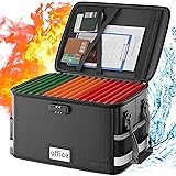 Huolewa Fireproof File Organizer Box With