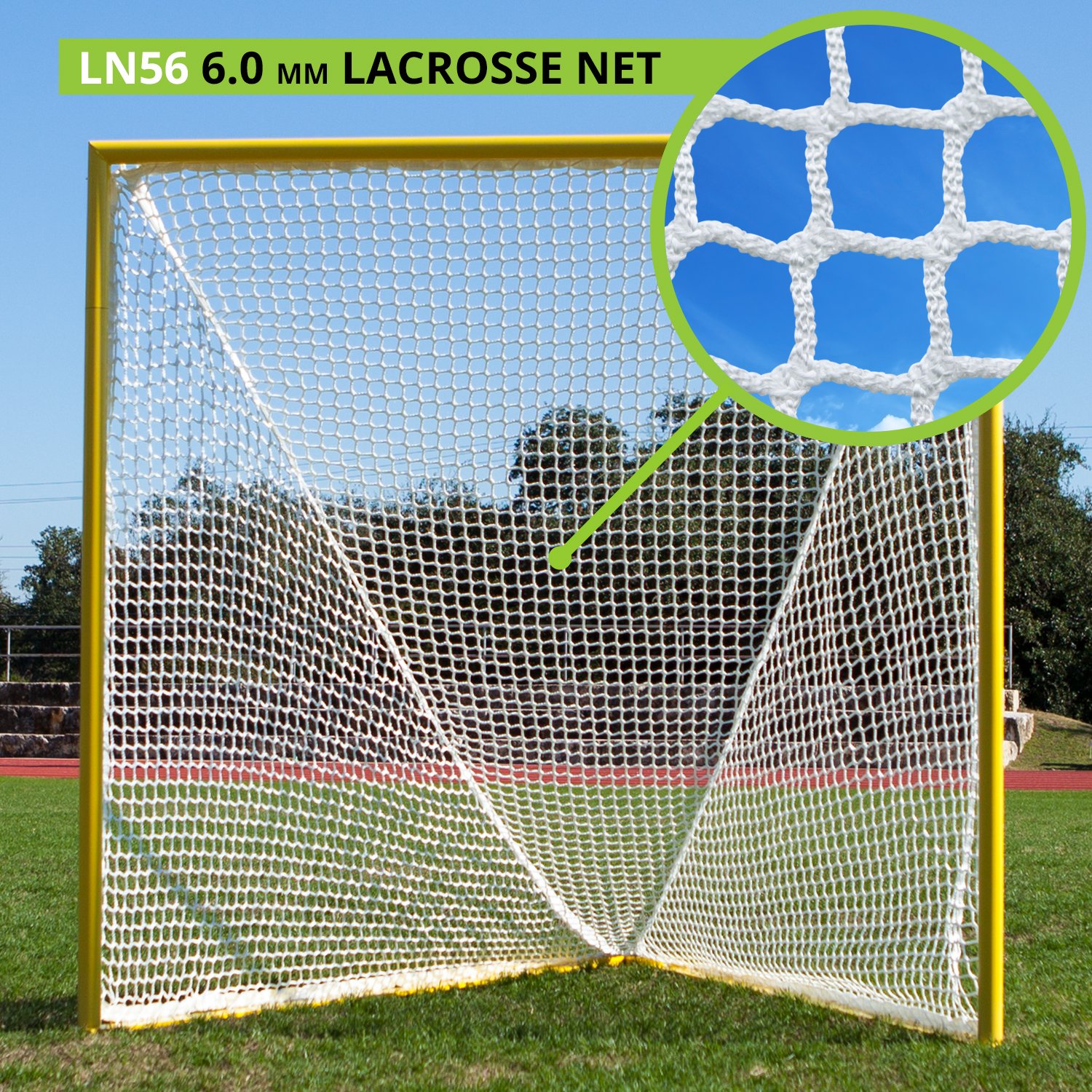5 Champion Sports Lacrosse Goal Nets 6 or 7 Millimeter Official Size