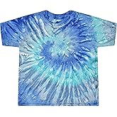 Colortone Toddler Tie Dye T-Shirts for Boys and Girls - Tie-Dye Short Sleeve Tees for Little Kids