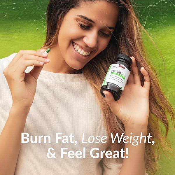 FORCE FACTOR PROBIOSLIM PROBIOTICS FOR WOMEN AND MEN, PROBIOTICS FOR DIGESTIVE HEALTH TO REDUCE BLOATING, GAS, & OCCASIONAL DIARRHEA, WITH PREBIOTICS, LACTOSPORE, & GREEN TEA FOR ENERGY, 60 CAPSULES