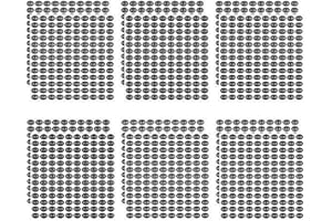 JIEYAO 1560 Pcs Vending Machine Price Labels, Yard Sale Stickers 6 Price Stickers 1.00, 1.25, 1.50, 1.75, 2.00, 2.50 Dollar