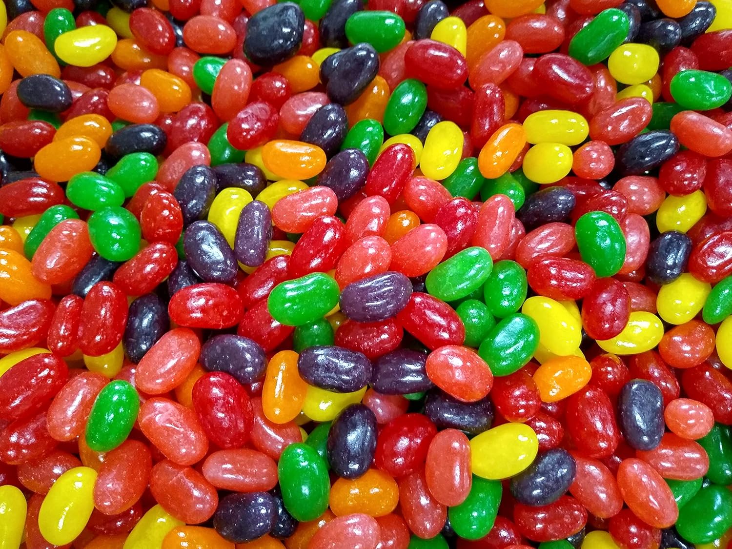 Jumbo Assorted Jelly Beans - 2 lbs of Fresh Delicious Extra Large Strawberry Cherry Lemon Lime Grape Orange Jelly Beans : Grocery & Gourmet Food