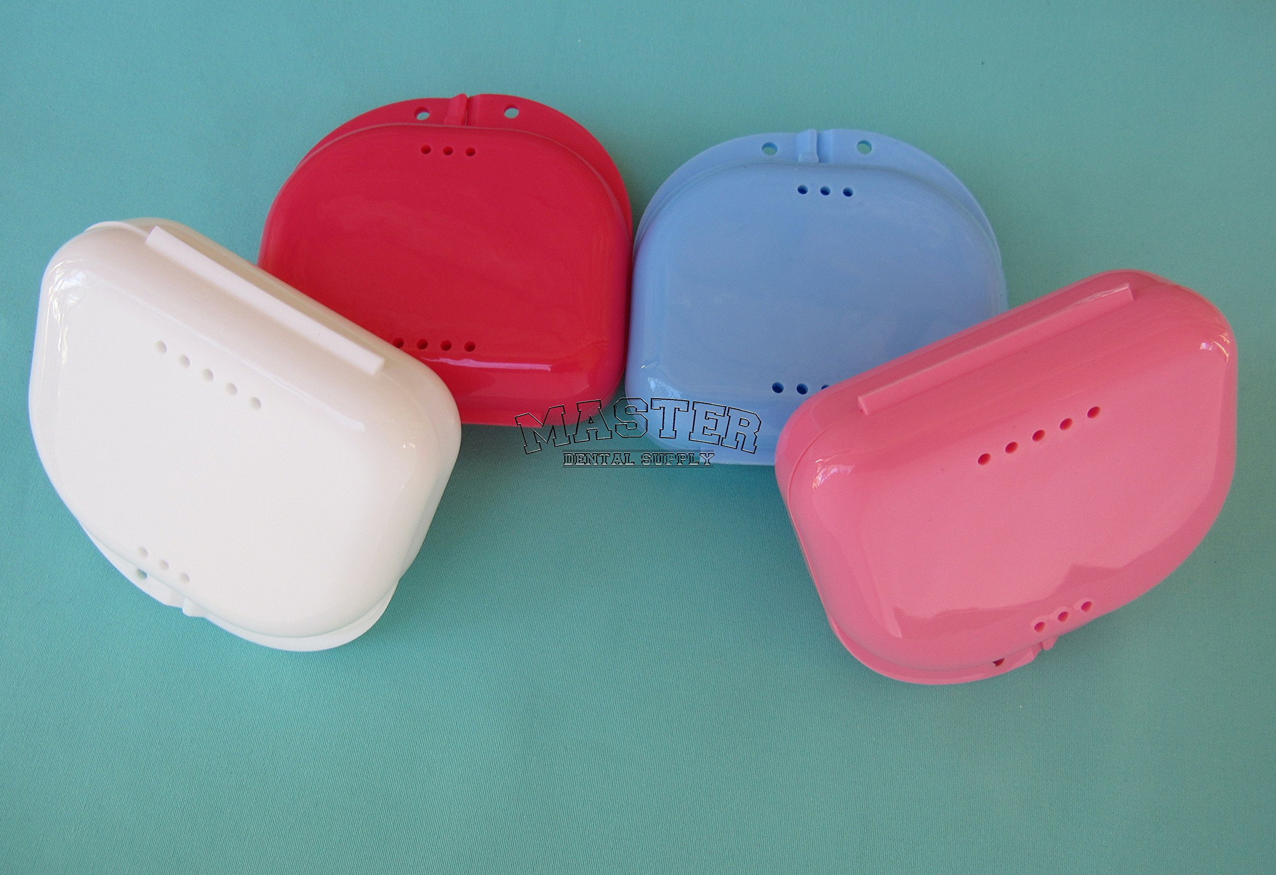 Buy SET OF 12 Orthodontic Retainer Case PINK (BULK) Mouthguard Storage