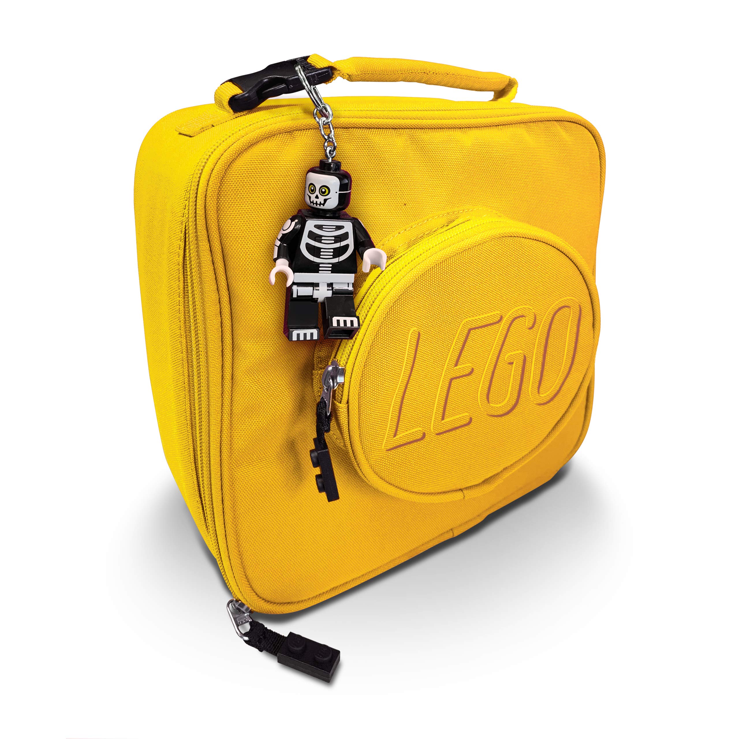 LEGO Monster Fighters Large 3 inch Tall Figure Keychain Light - Skeleton Guy (KE137H)