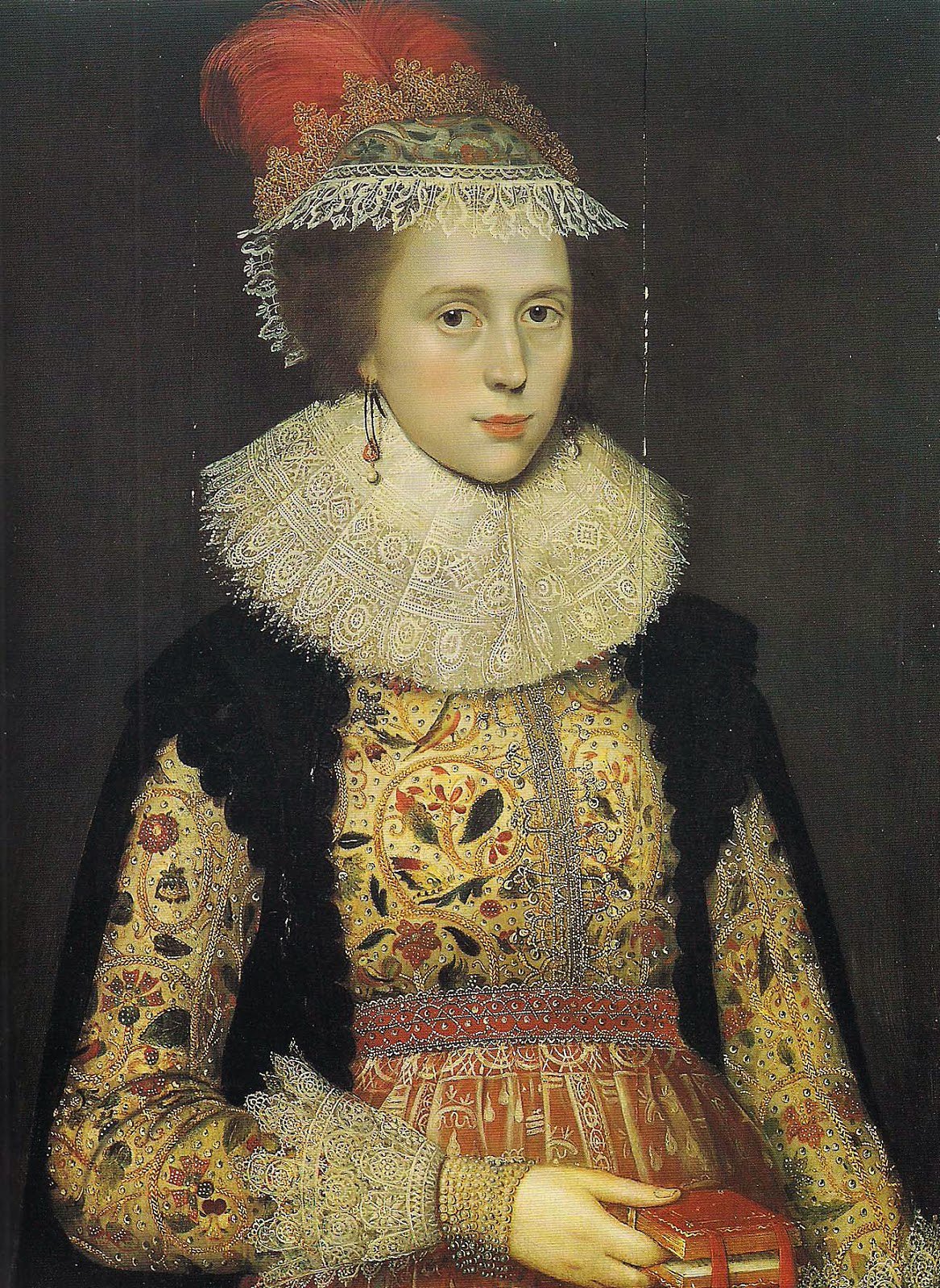 Marcus Gheeraerts The Younger Margaret Layton Victoria and Albert Museum - London 30" x 22" Fine Art