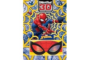 Marvel Spider-man 3D Look and Find Activity Book! - Spidey 3D Glasses Included! - PI Kids