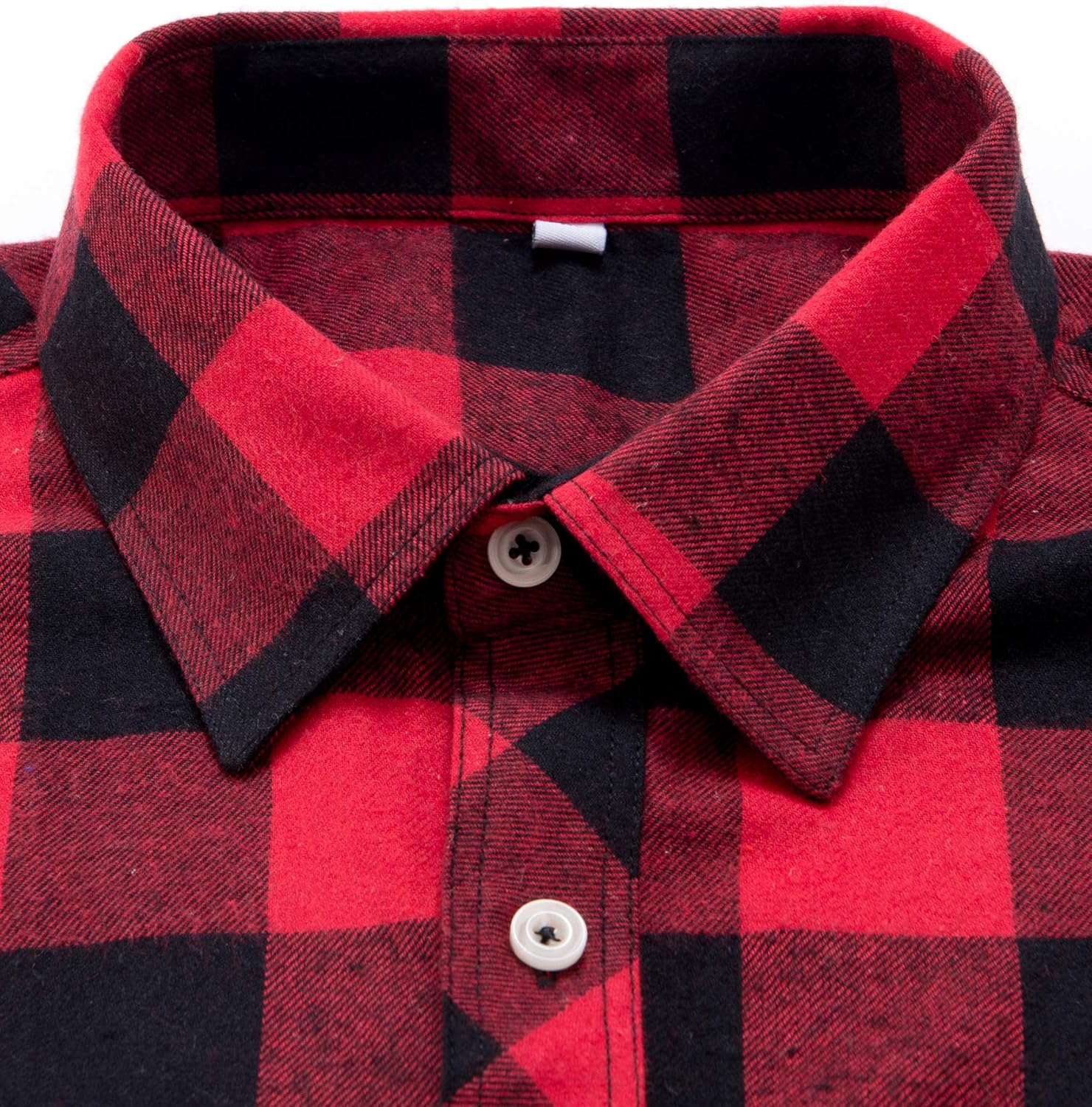 Alimens & Gentle Men's Button Down Regular Fit Long Sleeve Plaid Flannel Casual Shirts: Clothing
