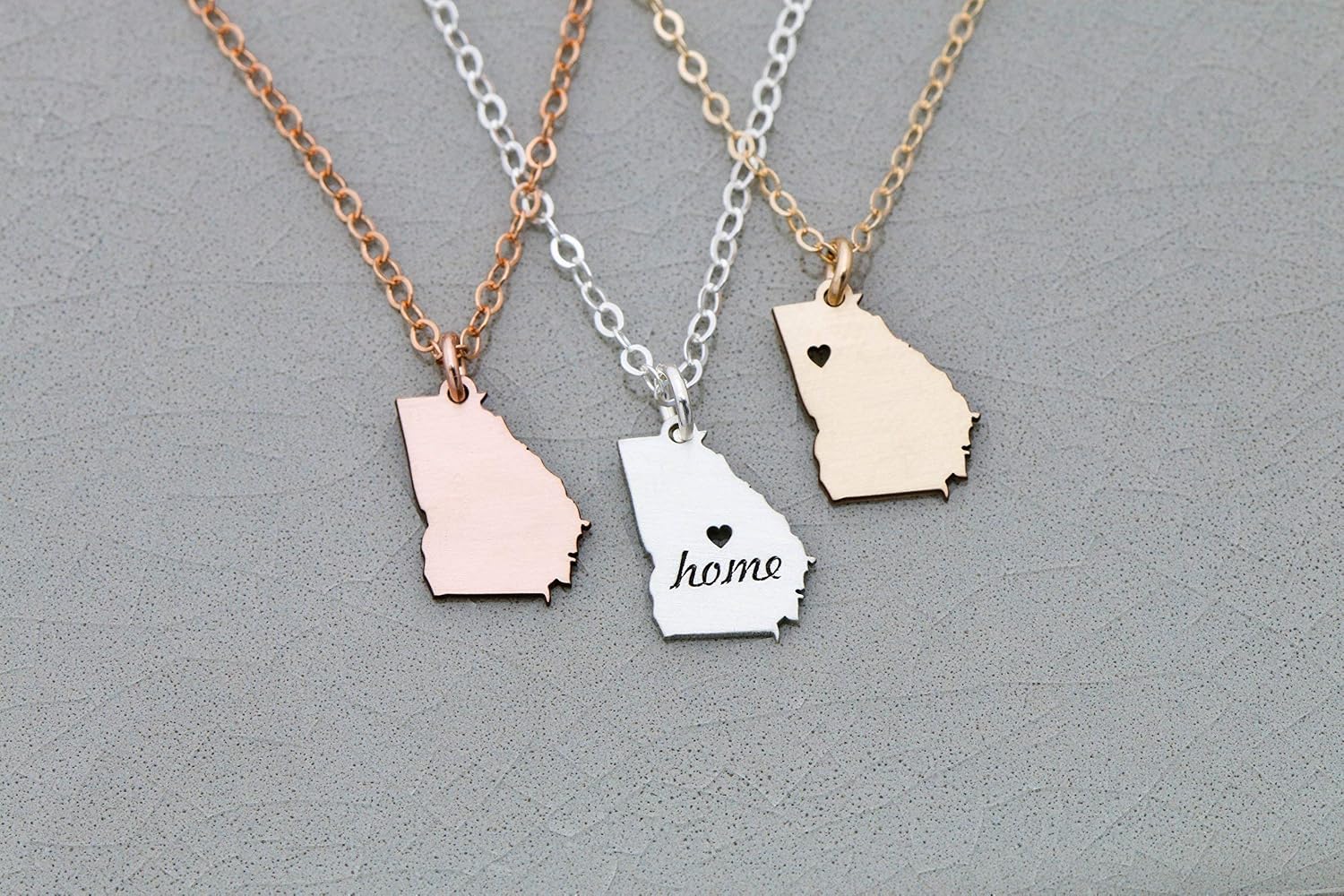 14k Gold Coordinates Necklace Sale, 56 