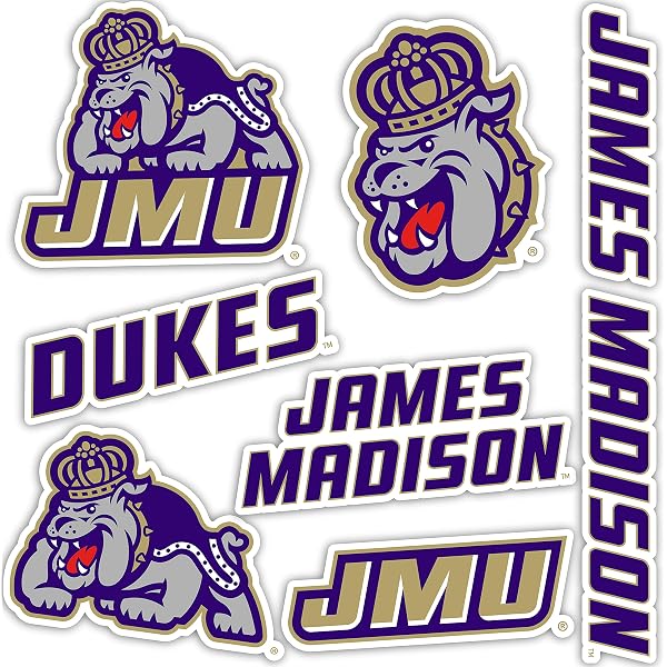 James Madison University Keychain - Purple PVC Key Holder, Officially Licensed - View #3