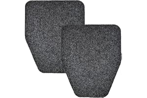 LYMOI 2 Pack Urinal Mats, Non Slip Urinal Floor Mats, Water Absorption Floor Urinal Pads, Non-Slip Rubber Backing Commercial Splash Mats for Men Bathroom Restroom Office Toilet (17Inch x20.5Inch)