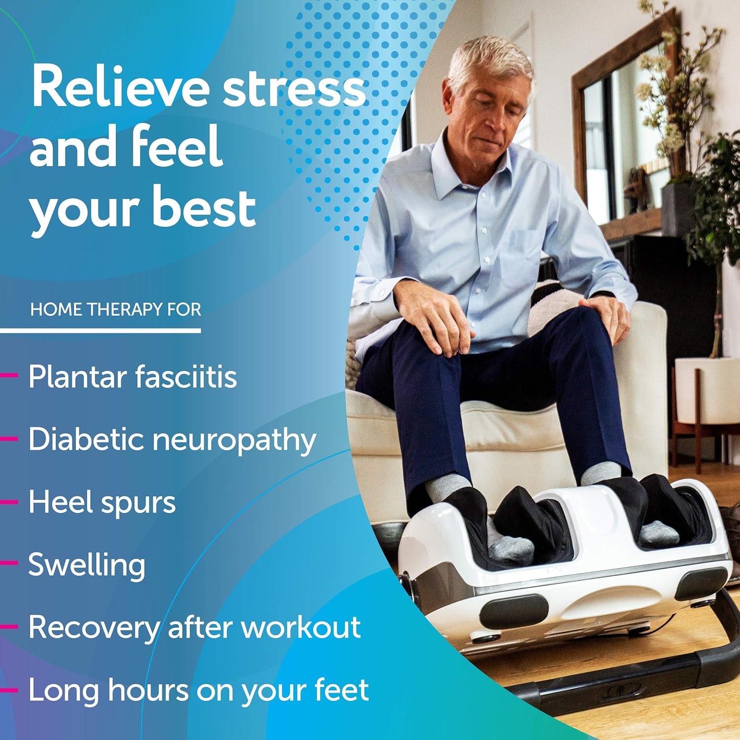 Cloud Massage Shiatsu Foot Massager Machine -Increases Blood Flow Circulation, Deep Kneading, with Heat Therapy -Deep Tissue, Plantar Fasciitis, Diabetics, Neuropathy: Health & Personal Care