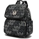 MKF Collection Backpack Purse for Women Vegan Leather Top-Handle Ladies Fashion Travel Bag Daypack by Mia K