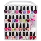 Nail Polish organizer storage holder case - stores 64 bottles - free polish remover bottle