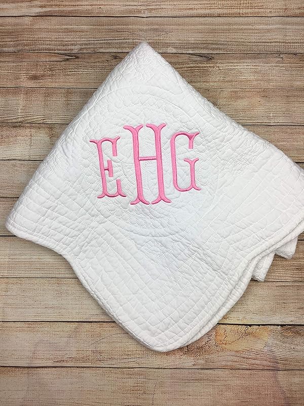 monogrammed crib bedding