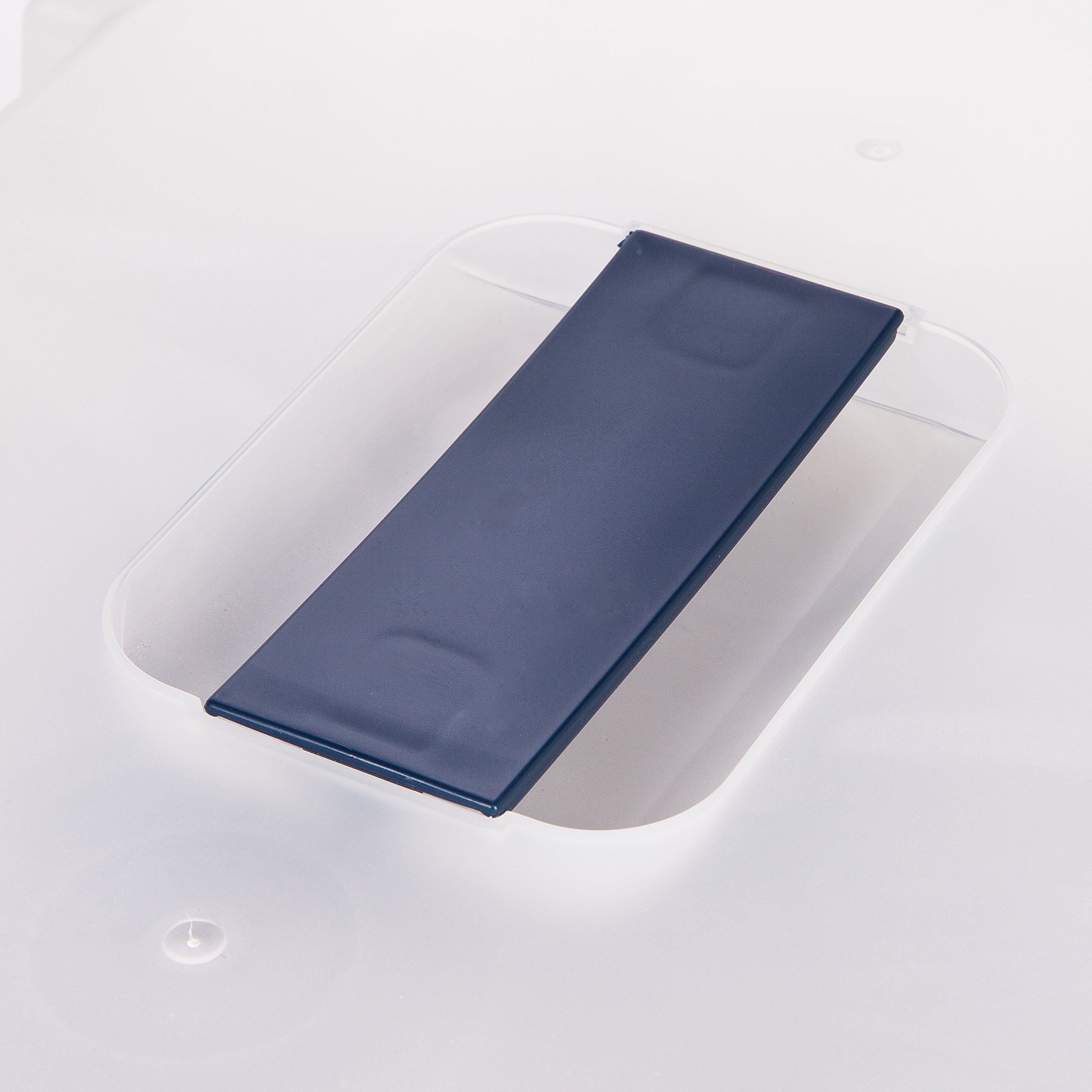 IRIS Large SplitHood Litter Box with Scoop and Grate, Blue eBay