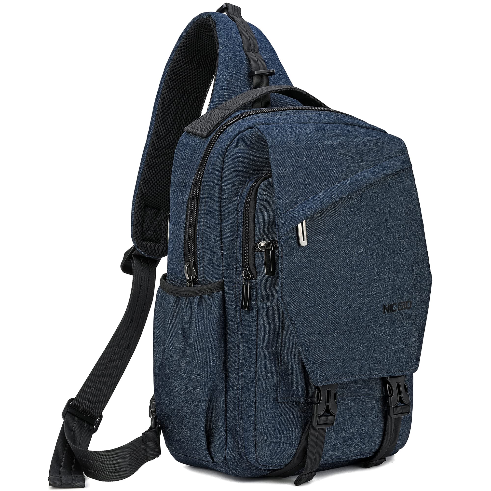 Sling Bags Chest Shoulder Backpacks, 13.3-Inch Laptop Backpack Crossbody Messenger Bag Travel Outdoor Men Women