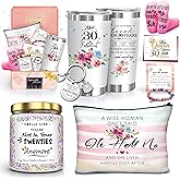 ShinnyWis 30th Birthday Gifts for Women,Happy 30th Birthday Gifts for Her Friends Mom Wife Sister Coworker,Tumblers Gifts Set for 30 Year Old Women,Funny 30 Birthday Gifts Ideas