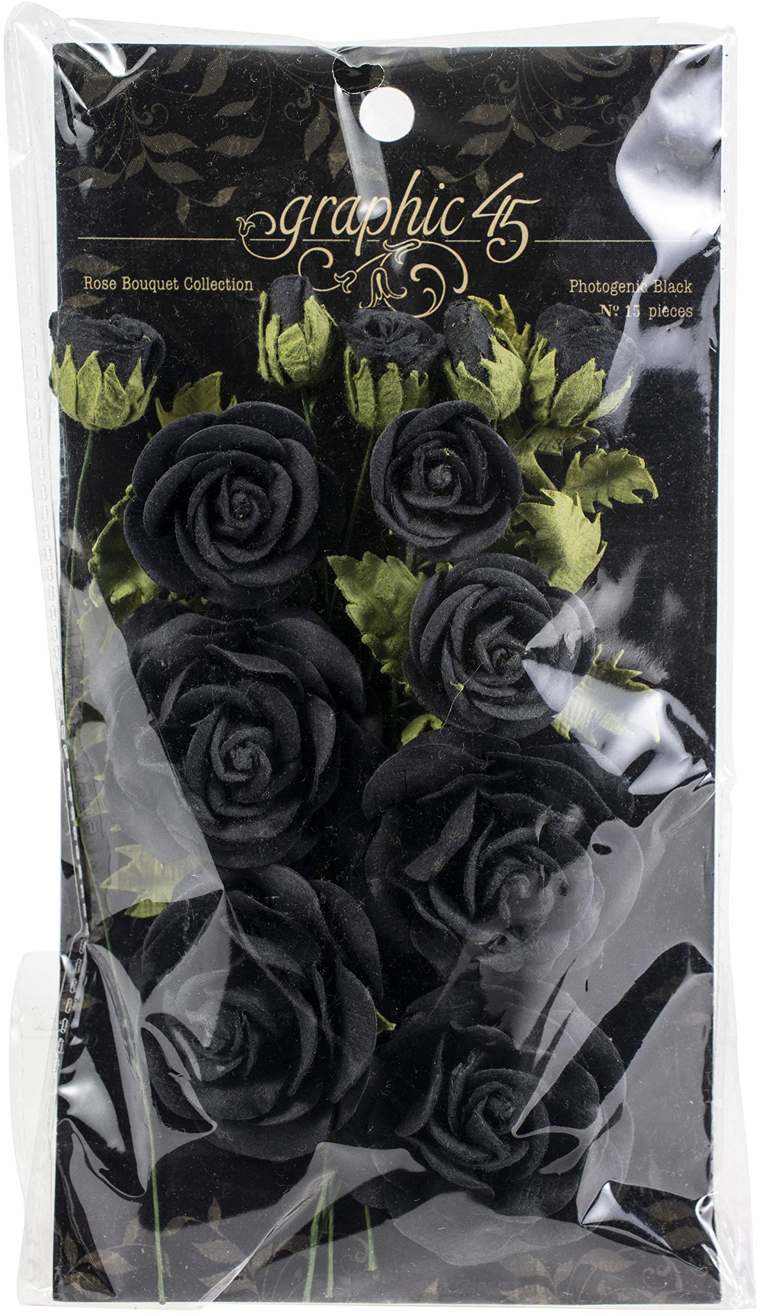 Graphic 45 Staples Paper Rose PHOT Black, Assorted, One Size