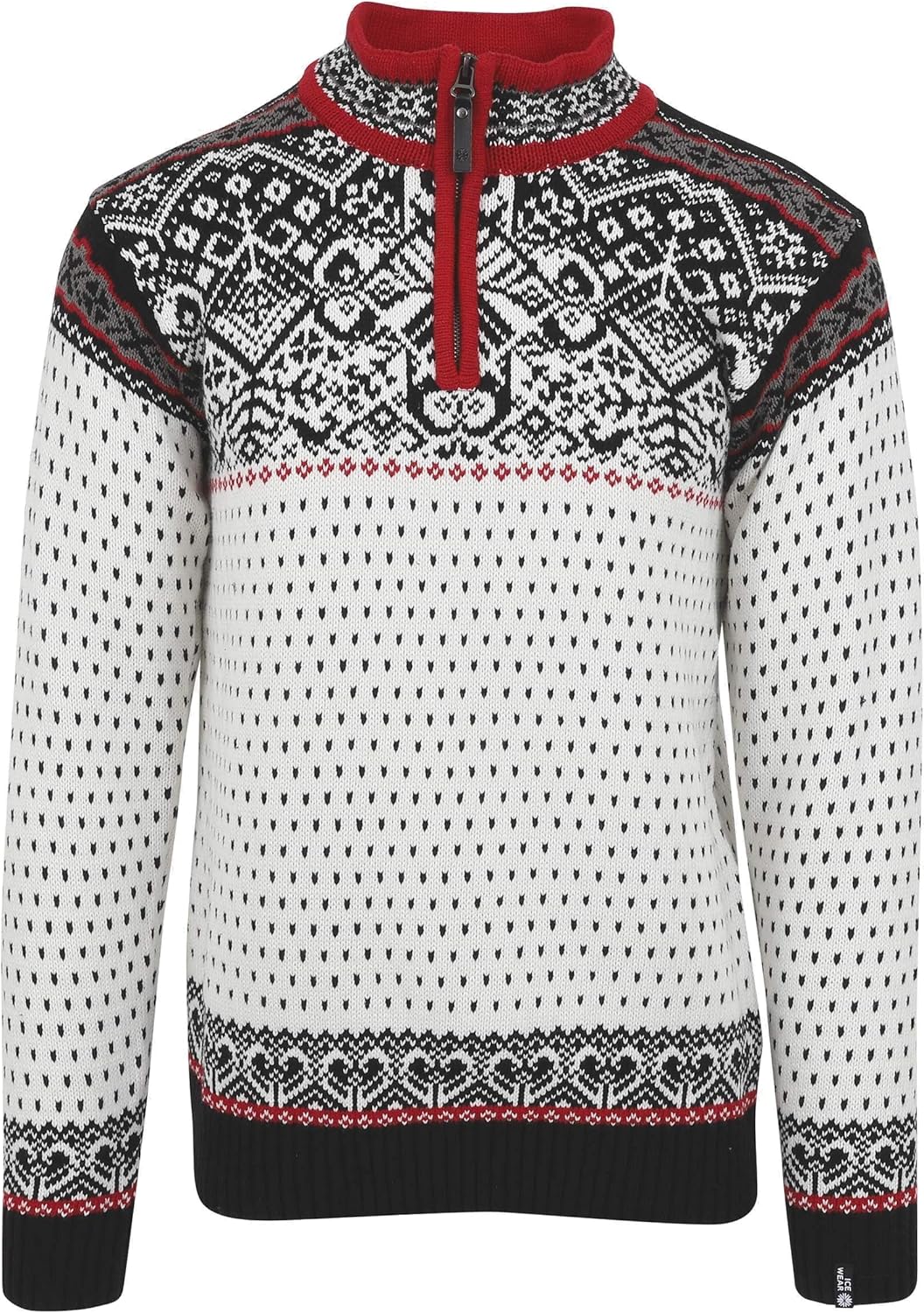 ICEWEAR Baldur Norwegian Cotton Sweater 100 Cotton Knit Design