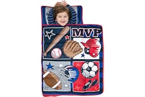 Baby Boom Kids Nap Mat Set – Includes Pillow and Fleece Blanket