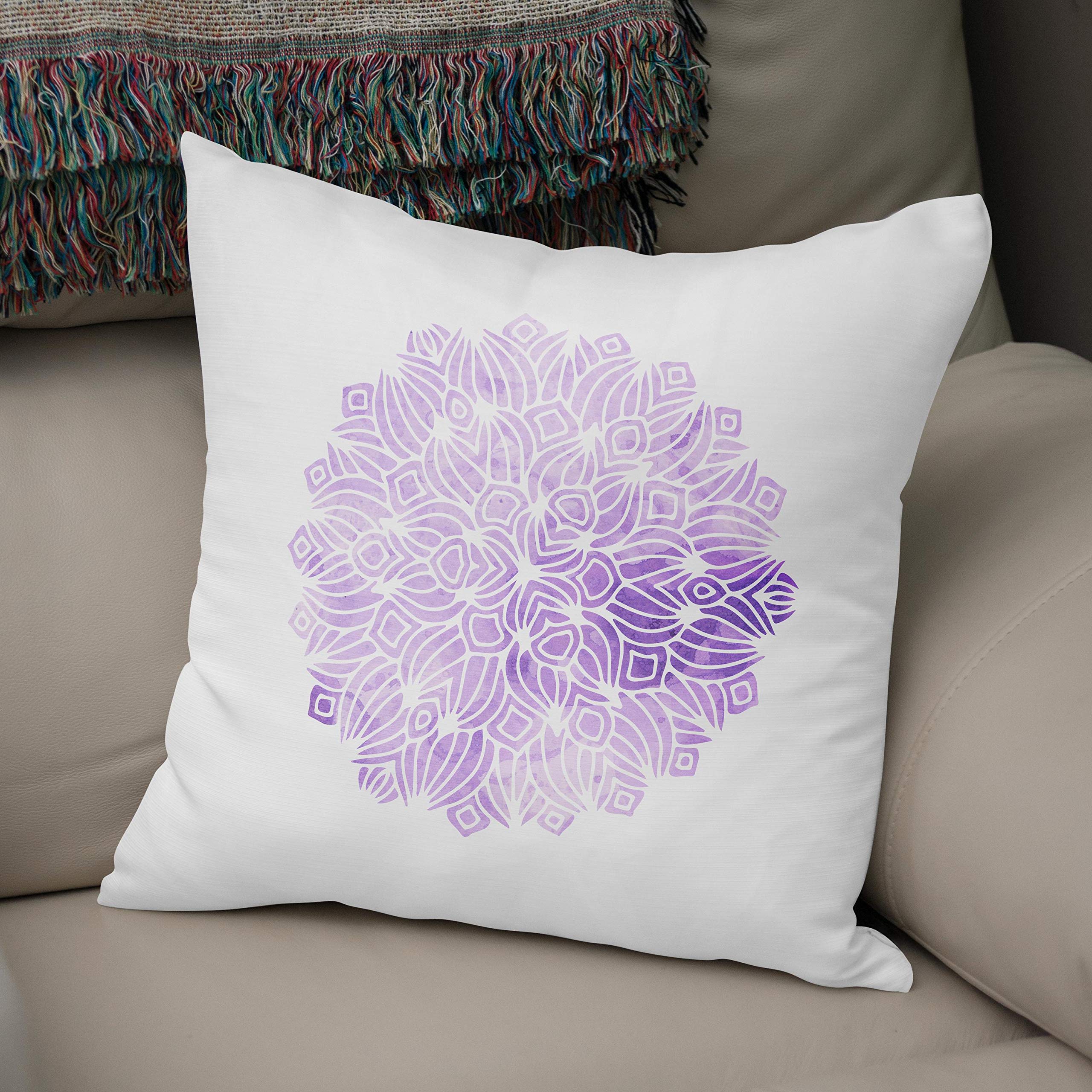 Bonamaison, Decorative Cushion Cover - 50% Cotton 50% Polyester - 43x43cm - Designed and Manufactured in Turkey