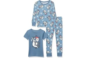 Amazon Essentials Disney | Marvel | Star Wars Unisex Kids' Snug-Fit Cotton Pajamas