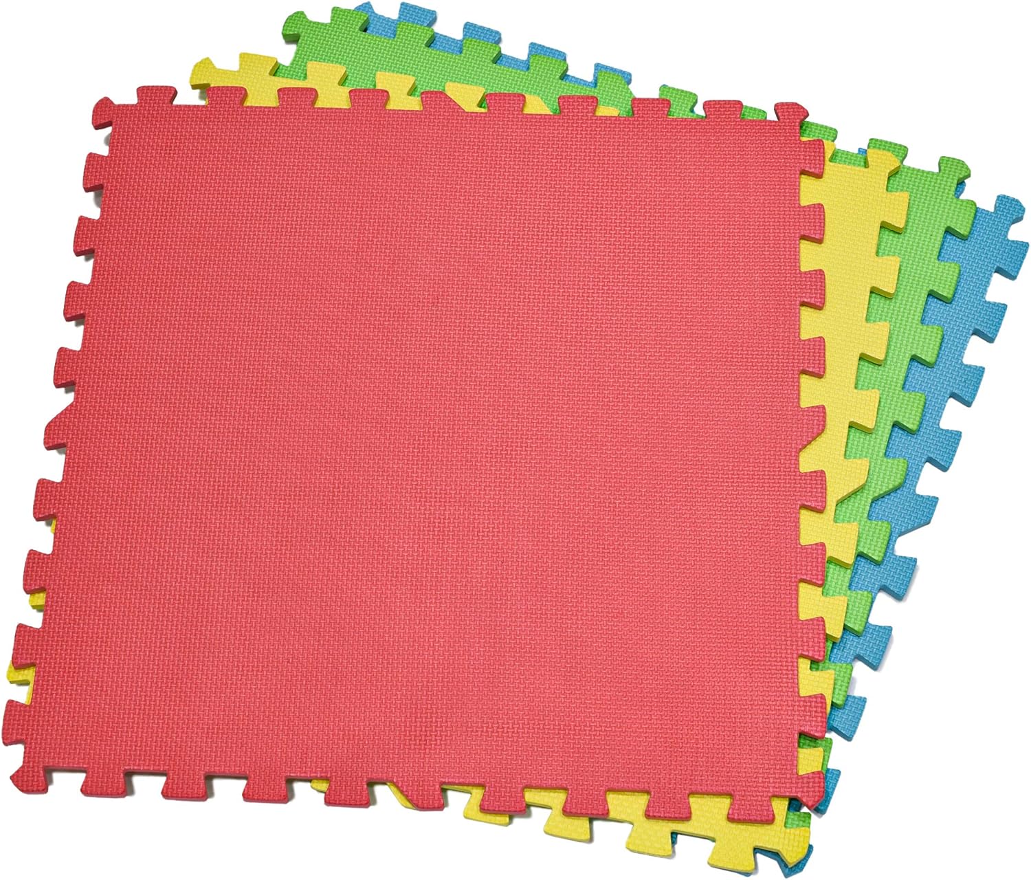 M.Y Extra Large Interlocking Foam Play Mats 4 pack of 60x60cm Multi