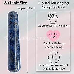 Amazing Gemstone Sodalite Crystal Wand Massage