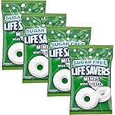 Sugar Free Lifesavers Wint O Green Mint, 2.75 Ounce (Pack of 4), Wintergreen Breath Mints