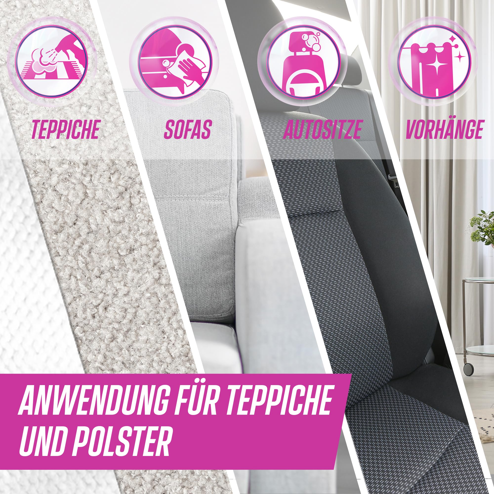 Vanish Oxi Action Multi-Textil Fleckenentfernerspray – 1 x 660 ml – Textilreiniger für Teppiche und Polster – Gegen Schmutz und Geruch nach Urin 5