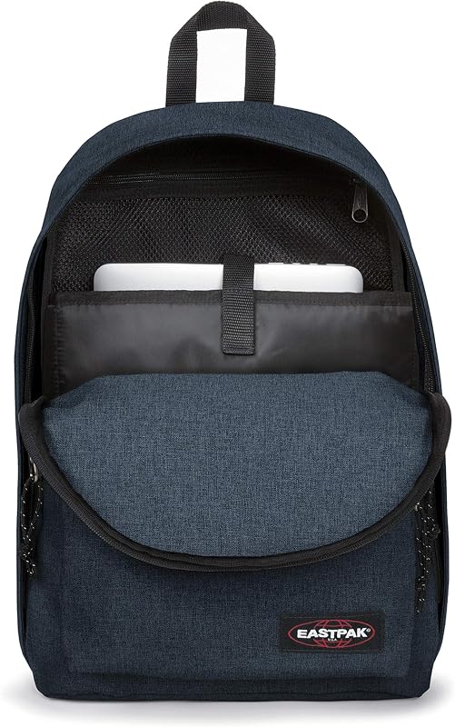 Out of Office Sac à dos 27L (44 x 29,5 x 22 cm), compartiment ordinateur 13–15”, sac école et travail résistant et déperlant avec bretelles rembourrées - TRIPLE DENIM