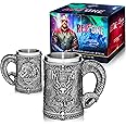 Dragon Glassware x Red One Krampus Stein - Official Merchandise - Stainless Steel Insulated Beer Mug - 17 oz