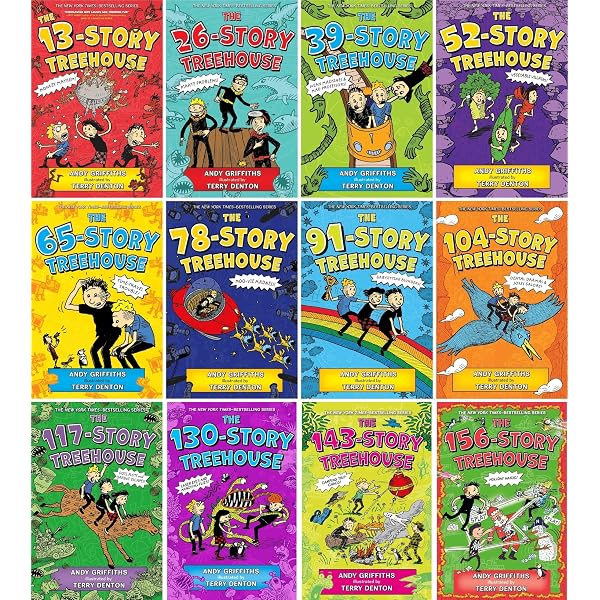 The Treehouse Storey Series 12 Books Collection Set by Andy