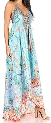 Sakkas 1817 - Lizi Womens Maxi High-Low Halter