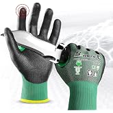 Schwer AIR-SKIN ANSI A6 Cut Resistant Work Gloves Comfort-Fit, AR3908, S | Reinforced Thumb, Ultra Thin, Non PFAS, Wire, Fiberglass, for Electronics, Precision Work, Fishing, Warehousing, Mechanics