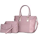 MKF Collection Tote Bag for Women - Vegan Leather Handbag Set Wallet Purse - Top-Handle by Mia K