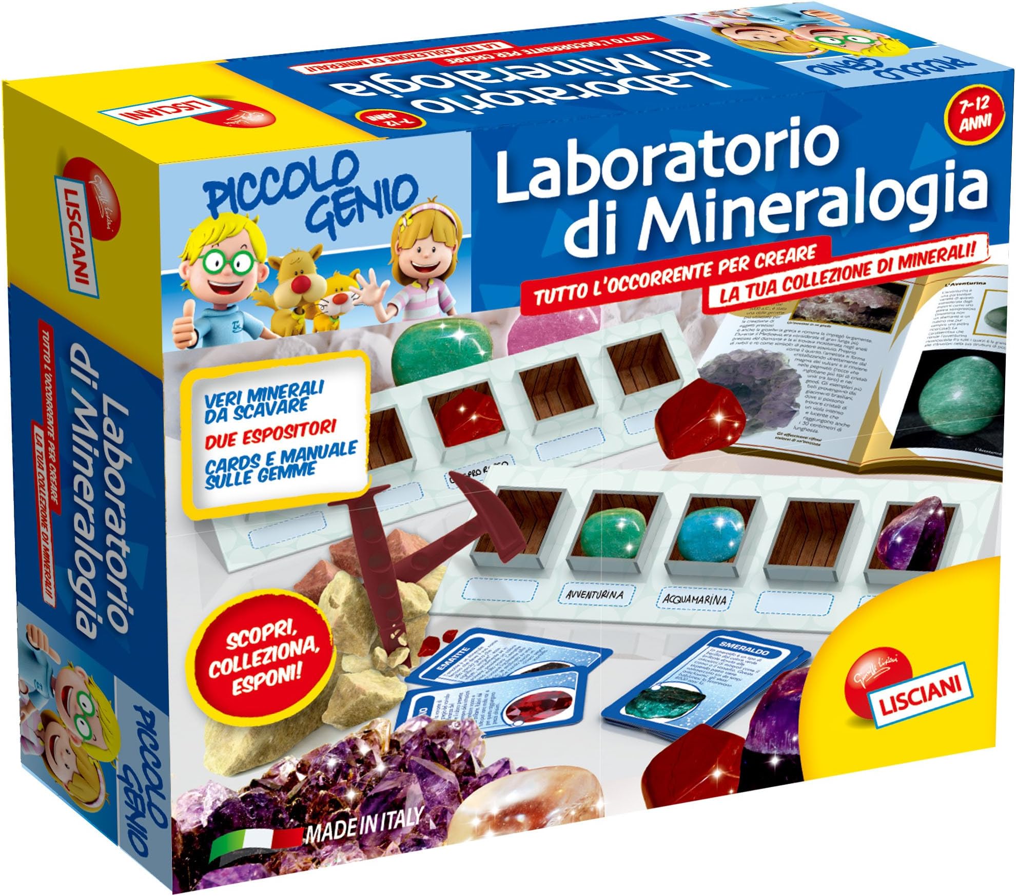 Lisciani 46393 Little Genius Mineralogy Laboratory