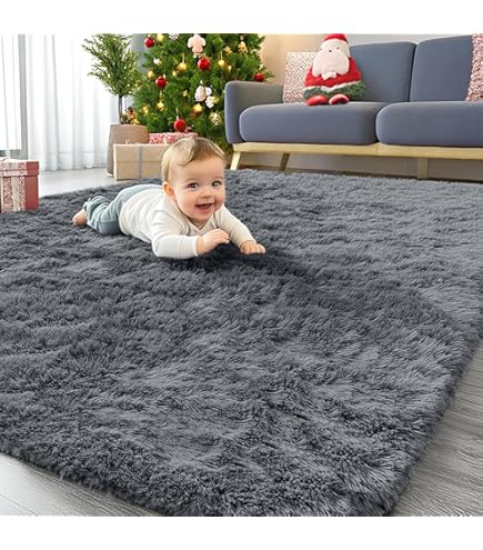 Alfombra Dormitorio Alfombra Redonda Esponjosa De Teu00f1ido