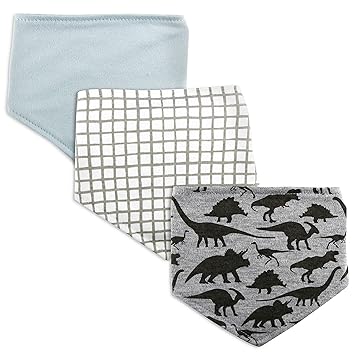 modern baby reversible bandana bibs