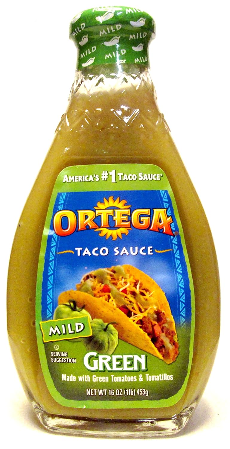 Ortega MILD Green Taco Sauce with Green Tomatillos (Pack