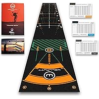 ★新品★WELLPUTT 4m BLACK／NEW DESIGN EDITION Putting training mat golf indoor - 4m Classic | Wellputt