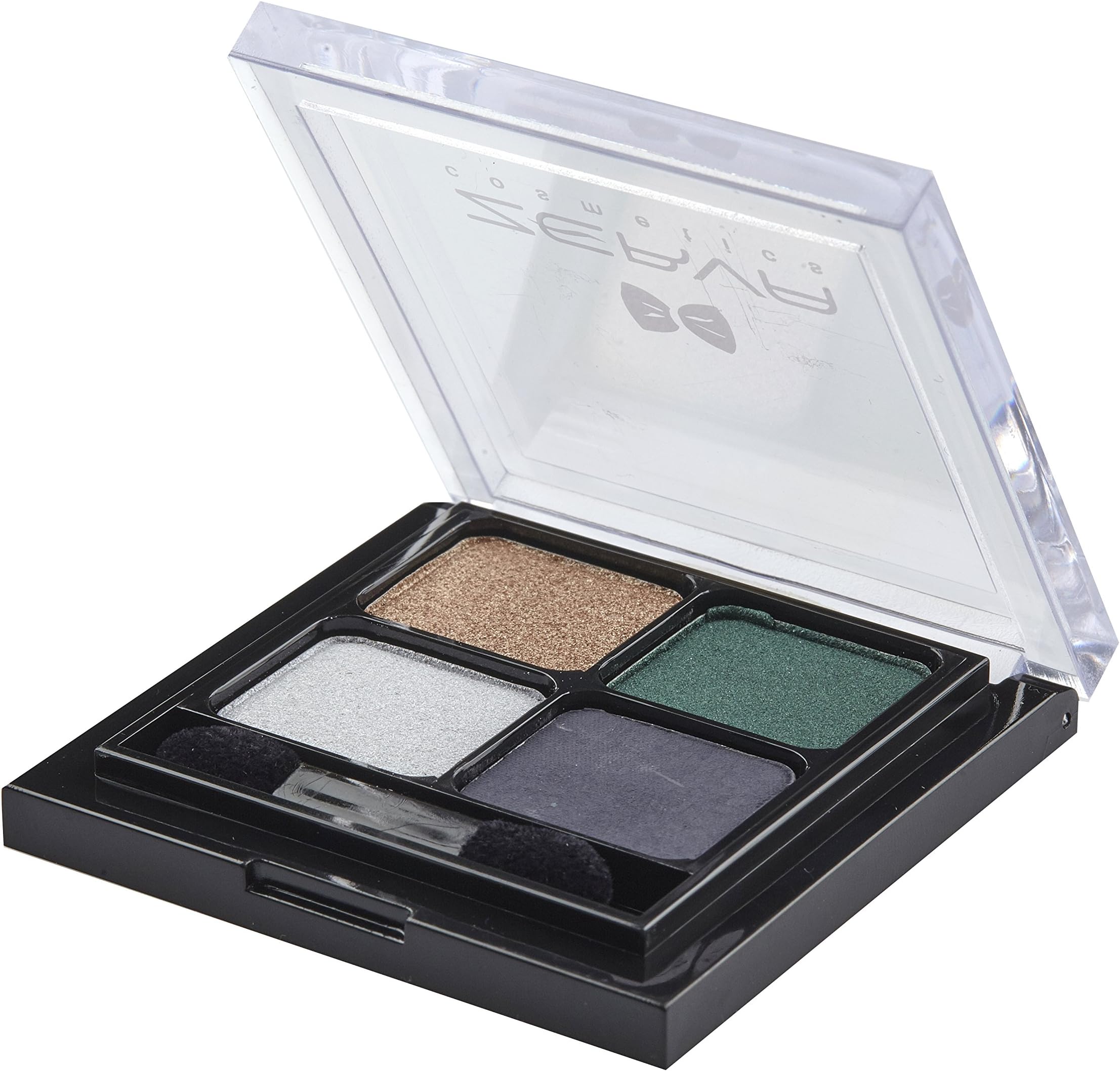 Zerva Cosmetics Eyeshadow Pallete - PEARL/MAT 06:BEIGE SAND/EMERALD GREEN/SILVER/DARK BLUE